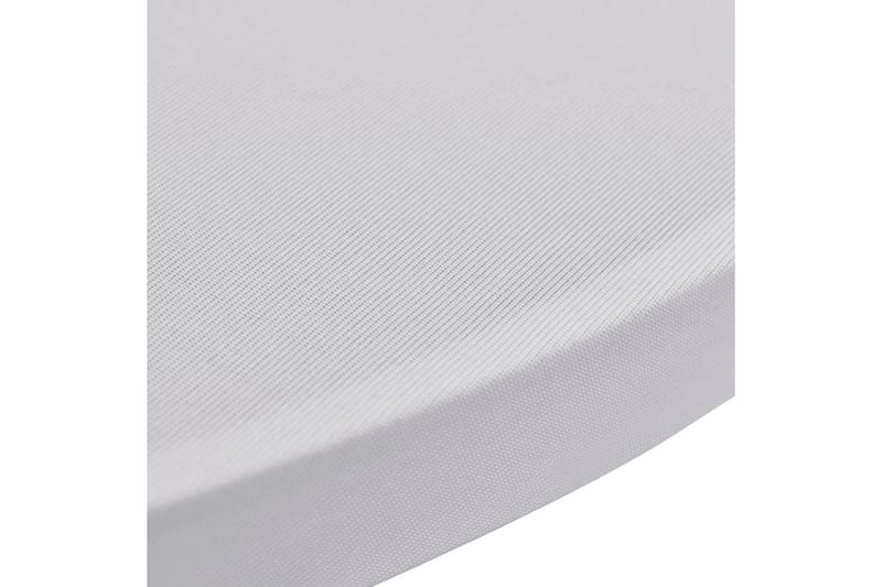 Överdrag till ståbord 2 st Ø 80 cm stretch vit - Vit - Utemöbler - Dynförvaring & möbelskydd - Överdrag utemöbler
