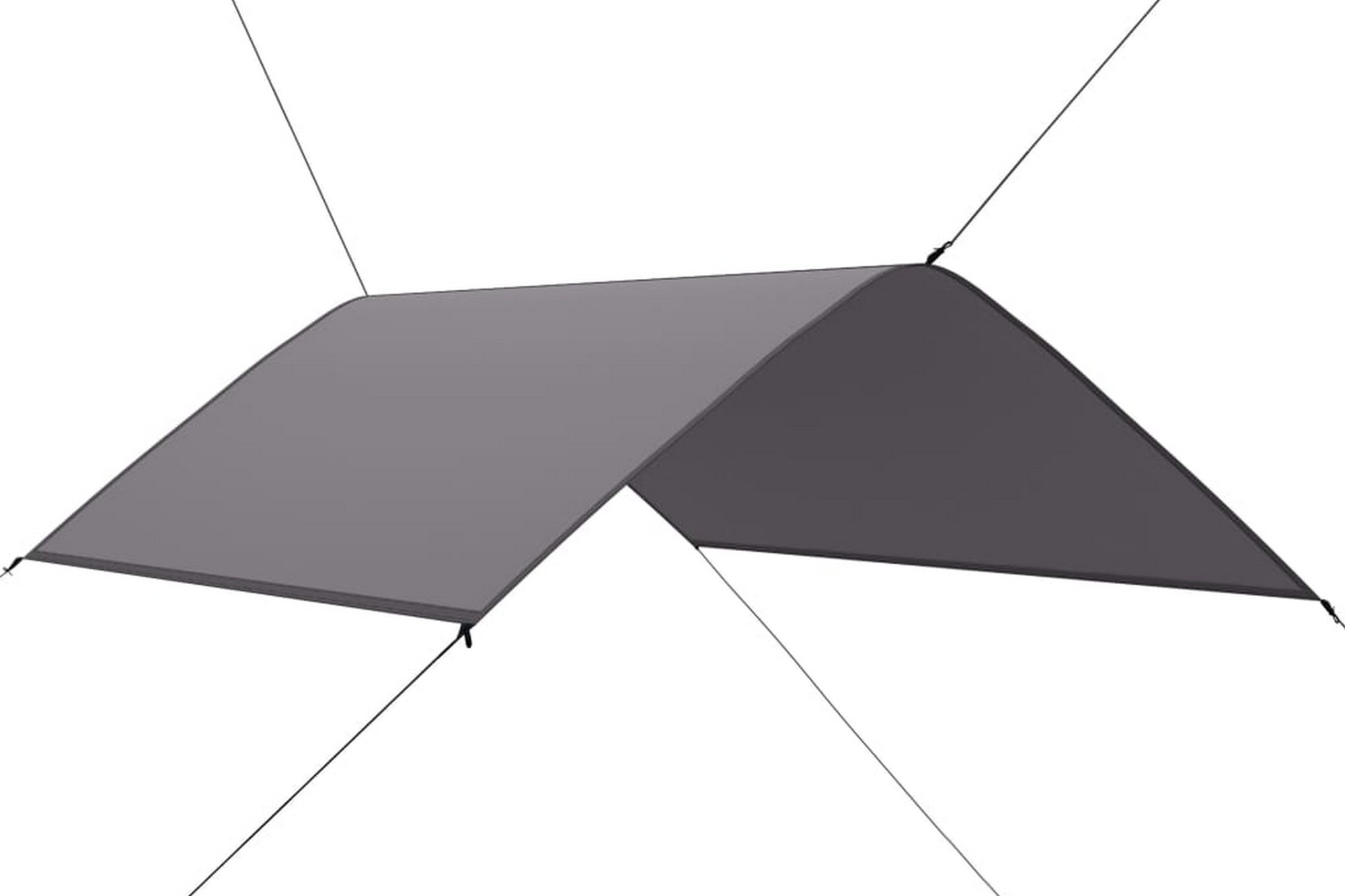 Tarp 3×2 m grå – Grå