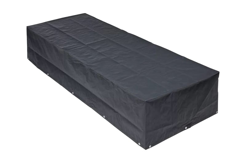 Överdrag till solsäng 205x78x40 cm - Grå - Utemöbler - Dynförvaring & möbelskydd - Solsängsöverdrag