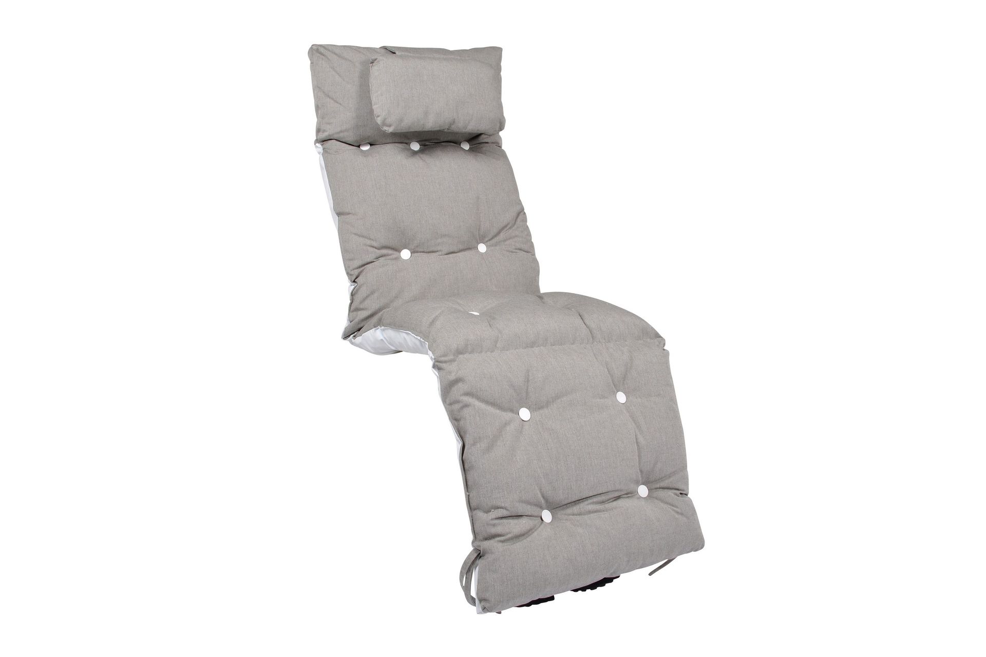 askgrå b/b flock,nackkudde - grå