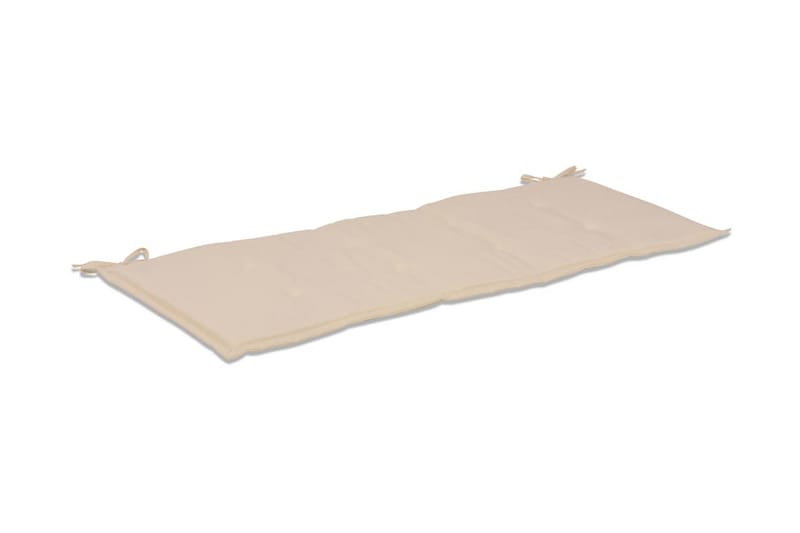 Bänkdyna för trädgården 150x50x3 cm gräddvit - Soffdynor & bänkdynor utemöbler
