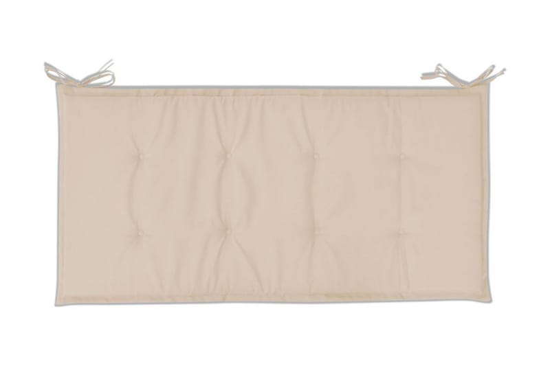 Bänkdyna för trädgården 100x50x3 cm gräddvit - Vit - Utemöbler - Dynor - Soffdynor & bänkdynor utemöbler
