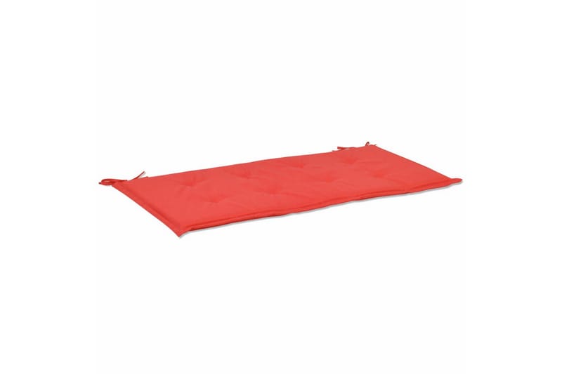 Bänkdyna för trädgården 100x50x3 cm röd - Röd - Utemöbler - Dynor - Soffdynor & bänkdynor utemöbler