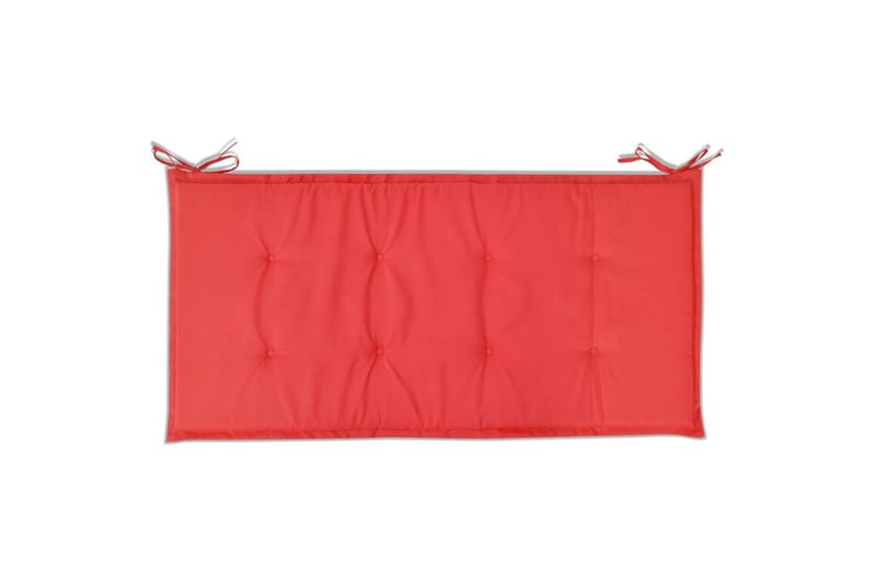 Bänkdyna för trädgården 100x50x3 cm röd - Röd - Utemöbler - Dynor - Soffdynor & bänkdynor utemöbler