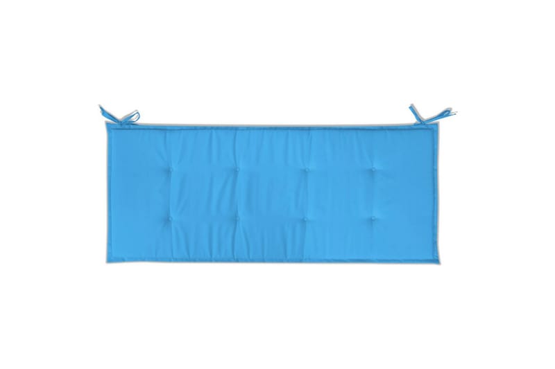 Bänkdyna för trädgården 120x50x3 cm blå - Blå - Utemöbler - Dynor - Soffdynor & bänkdynor utemöbler