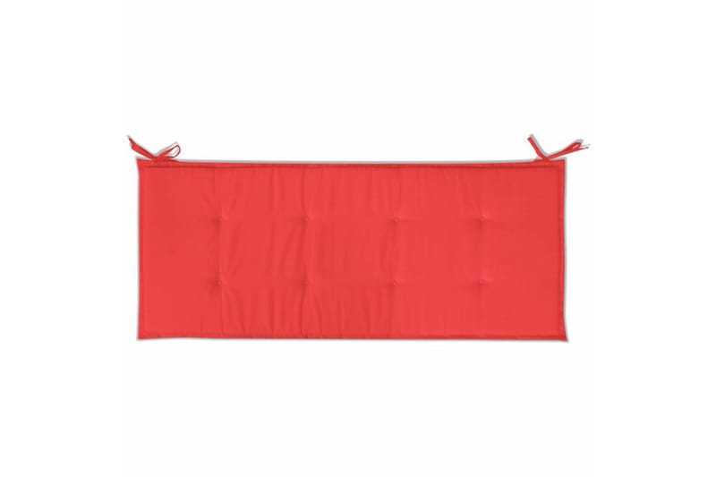 Bänkdyna för trädgården 120x50x3 cm röd - Röd - Utemöbler - Dynor - Soffdynor & bänkdynor utemöbler