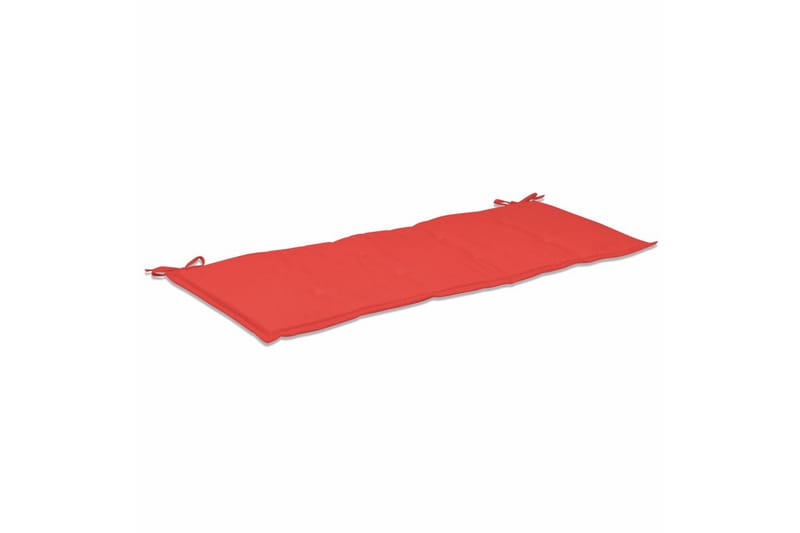 Bänkdyna för trädgården 120x50x3 cm röd - Röd - Utemöbler - Dynor - Soffdynor & bänkdynor utemöbler