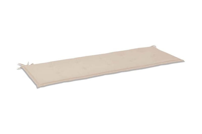Bänkdyna för trädgården 150x50x3 cm gräddvit - Vit - Utemöbler - Dynor - Soffdynor & bänkdynor utemöbler