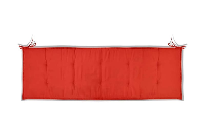 Bänkdyna för trädgården 150x50x3 cm röd - Röd - Utemöbler - Dynor - Soffdynor & bänkdynor utemöbler