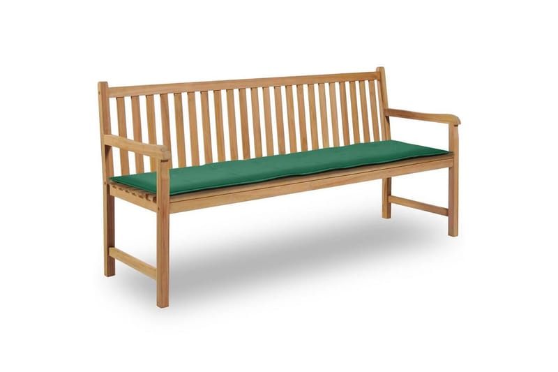Bänkdyna för trädgården 180x50x3 cm grön - Grön - Utemöbler - Dynor - Soffdynor & bänkdynor utemöbler