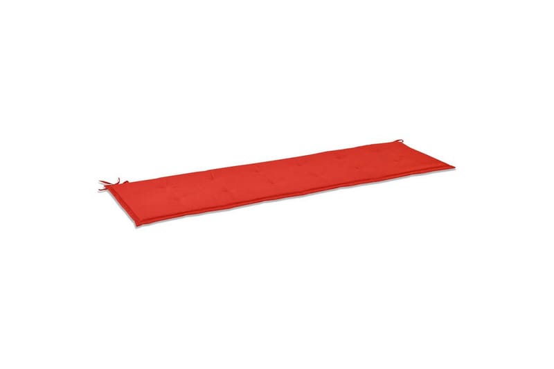 Bänkdyna för trädgården 180x50x3 cm röd - Röd - Utemöbler - Dynor - Soffdynor & bänkdynor utemöbler
