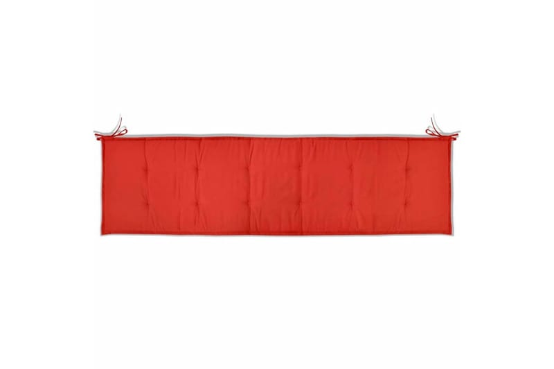 Bänkdyna för trädgården 180x50x3 cm röd - Röd - Utemöbler - Dynor - Soffdynor & bänkdynor utemöbler