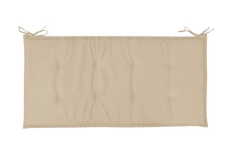 Bänkdyna för trädgården beige 120x50x3 cm - Beige - Utemöbler - Dynor - Soffdynor & bänkdynor utemöbler