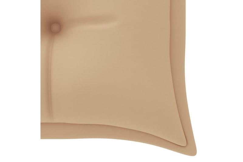 Bänkdyna för trädgården beige 150x50x7 cm tyg - Beige - Möbler - Tillbehör & accessoarer - Tillbehör stolar