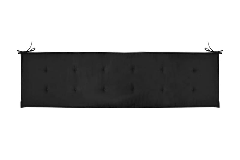 Bänkdyna för trädgården svart 180x50x3 cm - Svart - Utemöbler - Dynor - Soffdynor & bänkdynor utemöbler