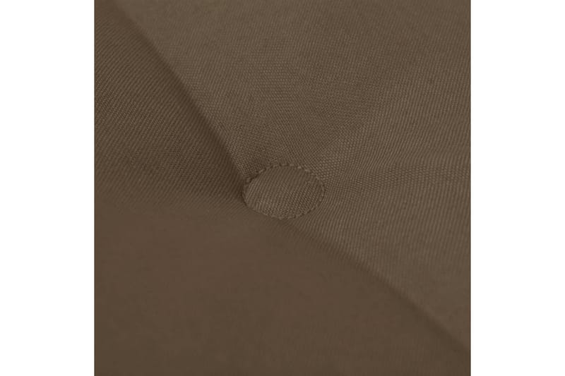 Bänkdyna för trädgården taupe 100x50x3 cm - Brun - Utemöbler - Dynor - Soffdynor & bänkdynor utemöbler