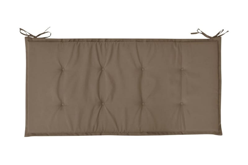 Bänkdyna för trädgården taupe 100x50x3 cm - Brun - Utemöbler - Dynor - Soffdynor & bänkdynor utemöbler
