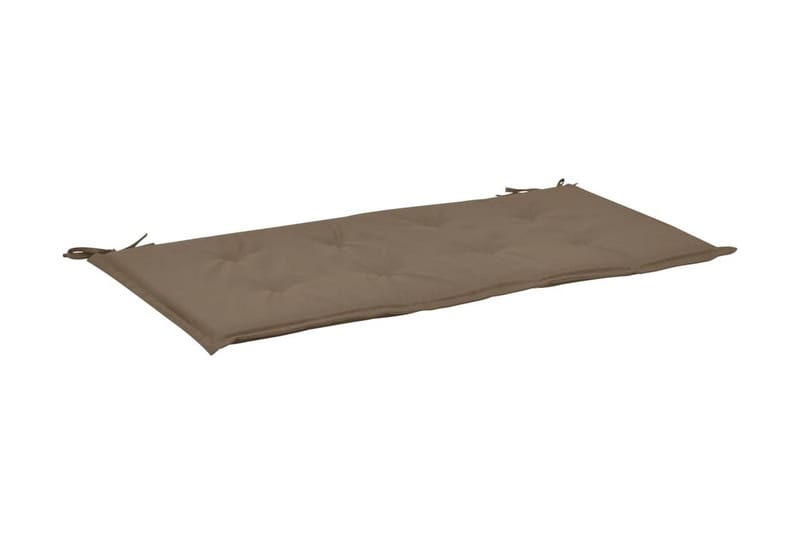 Bänkdyna för trädgården taupe 100x50x3 cm - Brun - Utemöbler - Dynor - Soffdynor & bänkdynor utemöbler