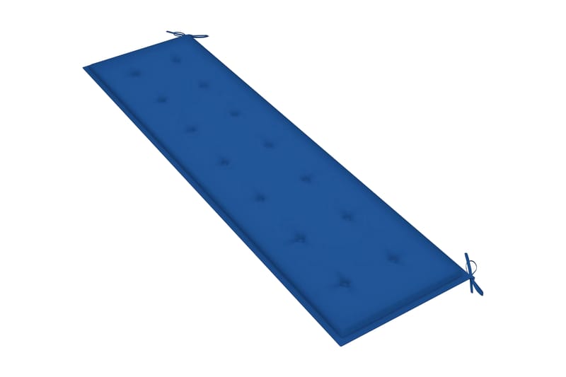 Dyna till trädgårdsbänk kungsblå 180x50x4 cm tyg - Royalblå - Soffdynor & bänkdynor utemöbler