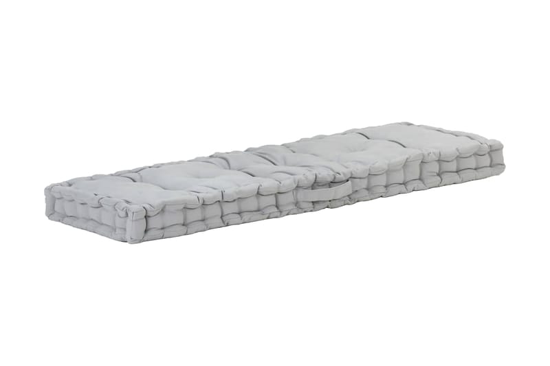 Dyna till pallsoffa bomull 120x40x7 cm grå - Grå - Utemöbler - Dynor - Soffdynor & b�änkdynor utemöbler