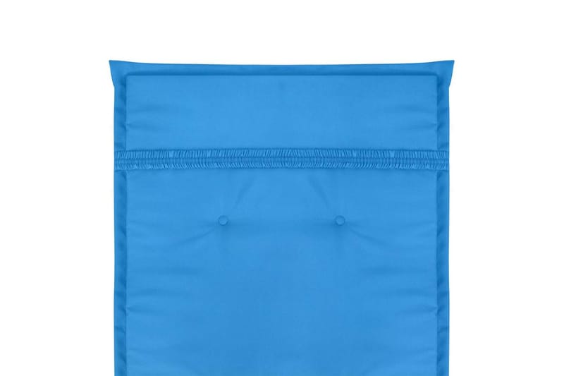 Stolsdynor för trädgården 4 st 120x50x3 cm blå - Blå - Utemöbler - Dynor - Soffdynor & bänkdynor utemöbler
