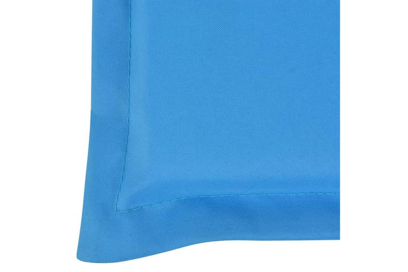 Stolsdynor för trädgården 4 st 120x50x3 cm blå - Blå - Utemöbler - Dynor - Soffdynor & bänkdynor utemöbler