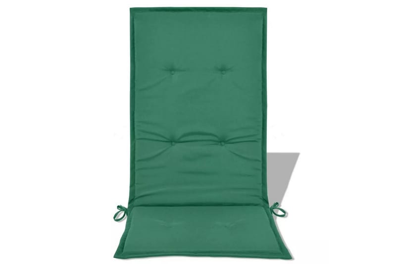 Stolsdynor för trädgården 4 st 120x50x3 cm grön - Grön - Utemöbler - Dynor - Soffdynor & bänkdynor utemöbler