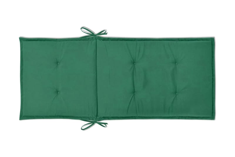 Stolsdynor för trädgården 4 st 120x50x3 cm grön - Grön - Utemöbler - Dynor - Soffdynor & bänkdynor utemöbler