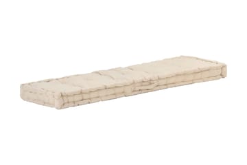 Dyna till pallsoffa bomull 120x40x7 cm beige