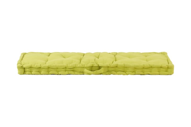 Dyna till pallsoffa bomull 120x40x7 cm grön - Grön - Soffdynor & bänkdynor utemöbler