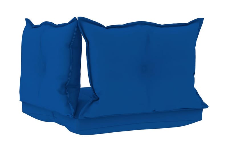 Dynor till pallsoffa 3 st kungsblå tyg - Royalblå - Soffdynor & bänkdynor utemöbler