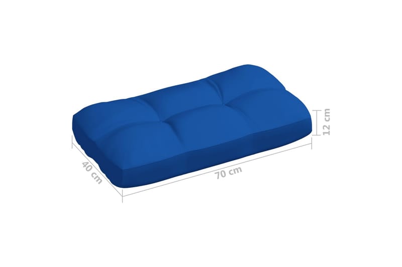 Dynor till pallsoffa 3 st kungsblå - Blå - Utemöbler - Dynor - Soffdynor & bänkdynor utemöbler