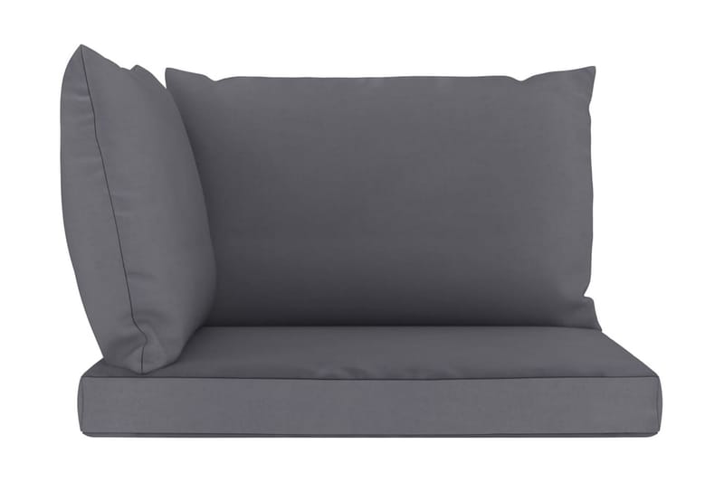 Dynor till pallsoffa 3 st antracit tyg - Grå - Utemöbler - Dynor - Soffdynor & bänkdynor utemöbler