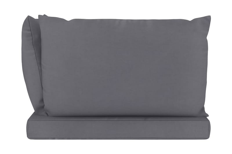 Dynor till pallsoffa 3 st antracit tyg - Grå - Utemöbler - Dynor - Soffdynor & bänkdynor utemöbler