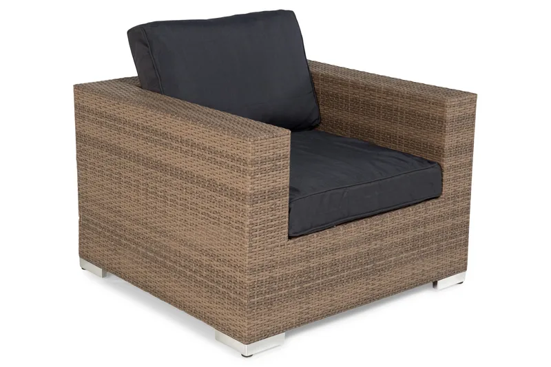 Bahamas Dynfodral till Loungefåtölj - Grå - Utemöbler - Dynor - Dynöverdrag & utomhusklädslar