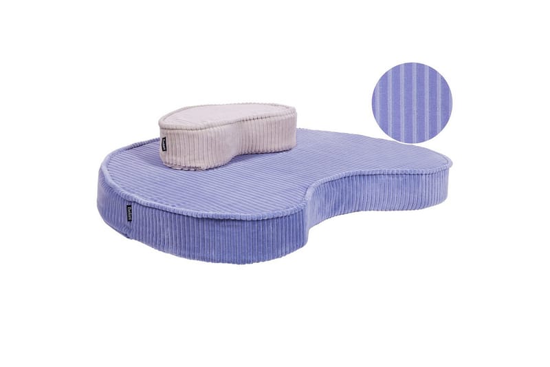 Golvkudde Nili Violett/Beige - Violett/Beige - Utemöbler - Dynor - Ryggdynor & sittdynor utemöbler