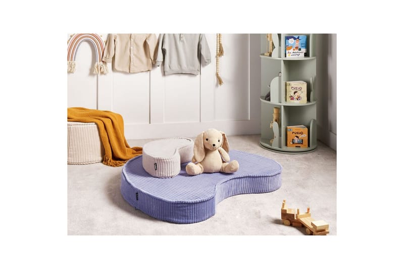 Golvkudde Nili Violett/Beige - Violett/Beige - Utemöbler - Dynor - Ryggdynor & sittdynor utemöbler