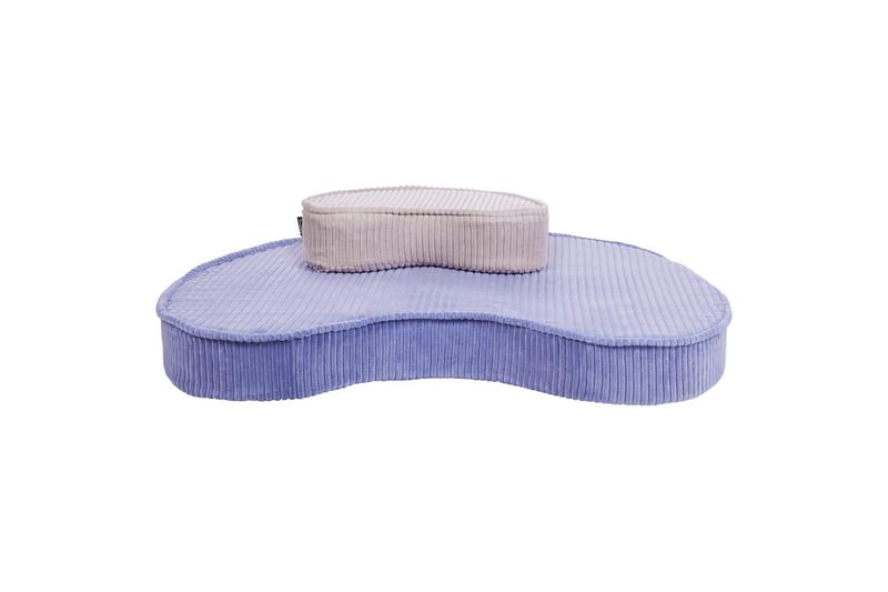 Golvkudde Nili Violett/Beige - Violett/Beige - Utemöbler - Dynor - Ryggdynor & sittdynor utemöbler