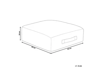 Golvkudde Shasa Beige/brun - Beige/brun - Möbler - Vardagsrum - Stolar & sittmöbler - Sittpuff