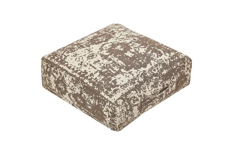 Golvkudde Shasa Beige/brun - Beige/brun - Möbler - Vardagsrum - Stolar & sittmöbler - Sittpuff