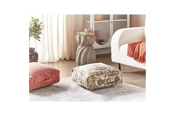 Golvkudde Shasa Beige/brun - Beige/brun - Möbler - Vardagsrum - Stolar & sittmöbler - Sittpuff