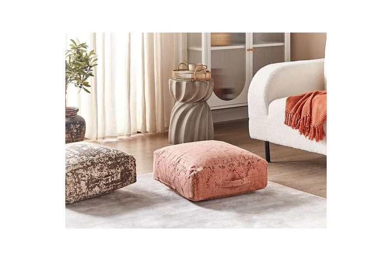 Golvkudde Shasa Röd - Röd - Möbler - Vardagsrum - Stolar & sittmöbler - Sittpuff