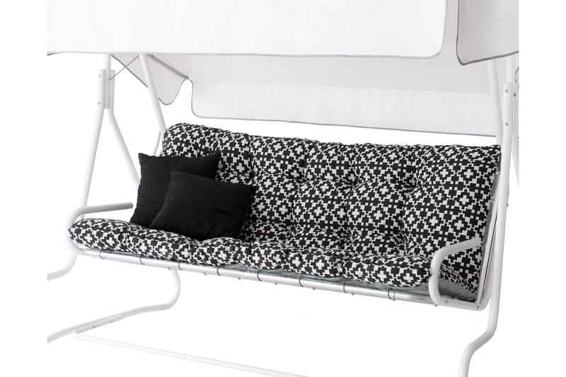 DYNA till DeLuxe Hammock Svart/Vit - Utemöbler - Dynor - Hammockdynor
