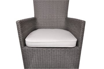 Hema Sittdyna 46x49 cm - Vit - Utemöbler - Dynor - Ryggdynor & sittdynor utemöbler