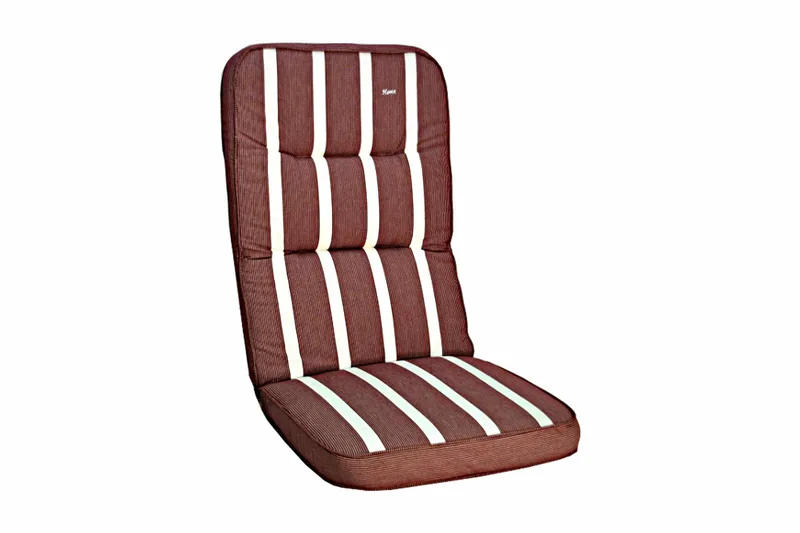 Fritab Högvik Home Dyna - Vinröd/Vit - Utemöbler - Dynor - Positionsdynor