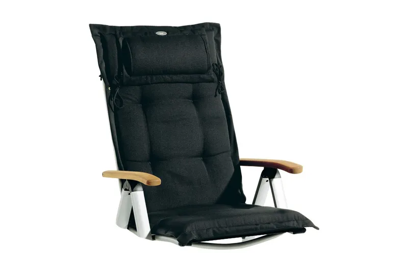 Positionsdyna Canyon med nackkudde Fritab Black - Utemöbler - Dynor - Positionsdynor