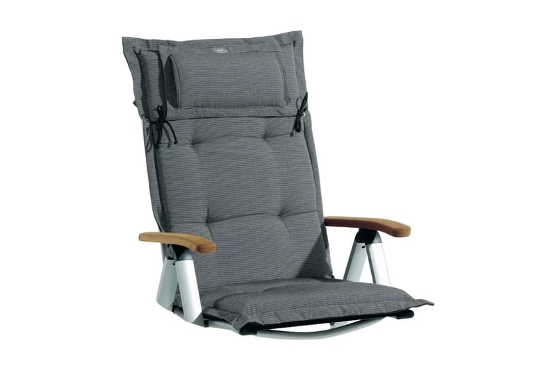 Positionsdyna Fritab Positionsdyna Canyon med nackkudde Grå - Utemöbler - Dynor - Positionsdynor