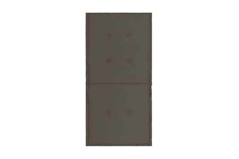 Stolsdynor för trädgården 2 st antracit 100x50x3 cm - Grå - Utemöbler - Dynor - Positionsdynor