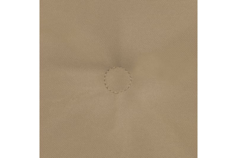 Stolsdynor för trädgården 2 st beige 120x50x3 cm - Beige - Utemöbler - Dynor - Positionsdynor