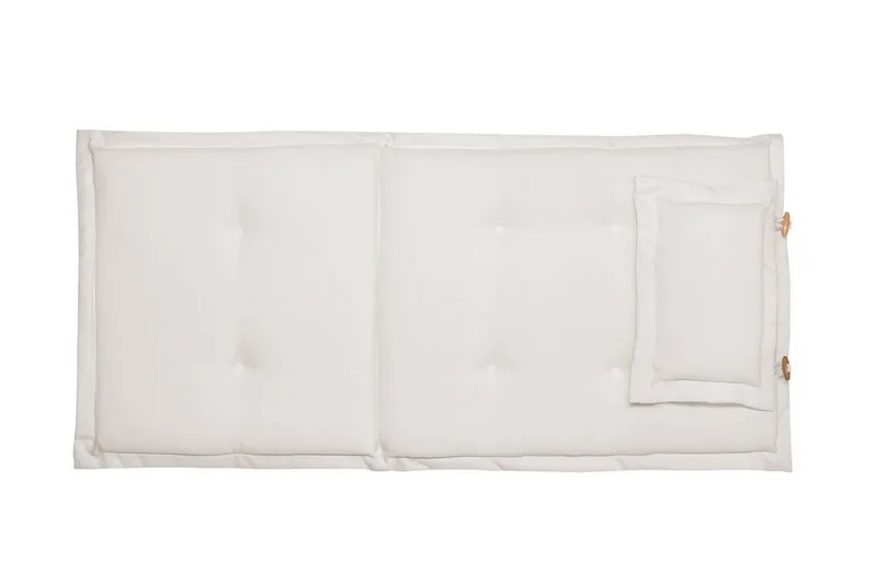 Wilhelmina Dyna till Trädgårdsstol 8-pack - Vit - Utemöbler - Dynor - Positionsdynor